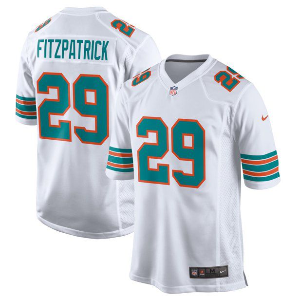 Men Miami Dolphins #29 Minkah Fitzpatrick Nike White Alternate Game NFL Jersey->miami dolphins->NFL Jersey